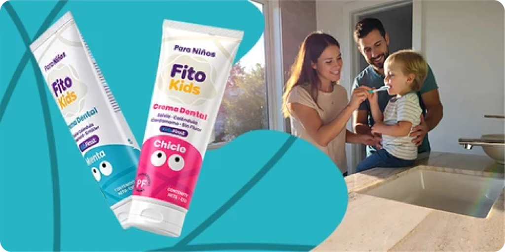 Crema dental libre de flúor para niños