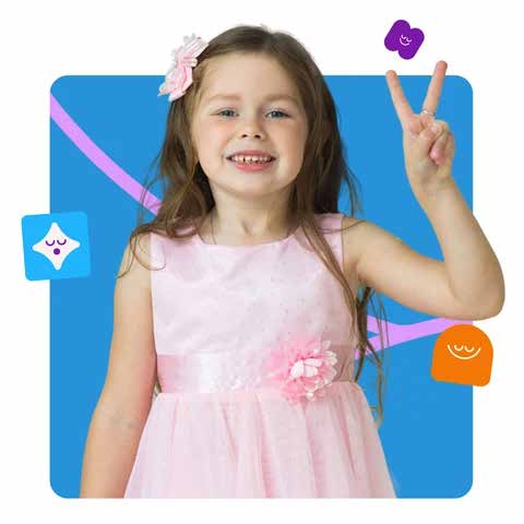 Niña sonriendo